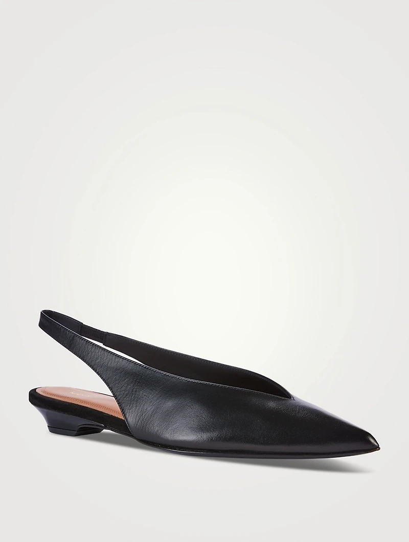 Turus Leather Slingback Flats