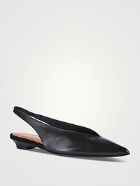 Turus Leather Slingback Flats