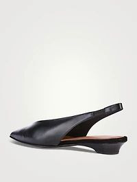 Turus Leather Slingback Flats