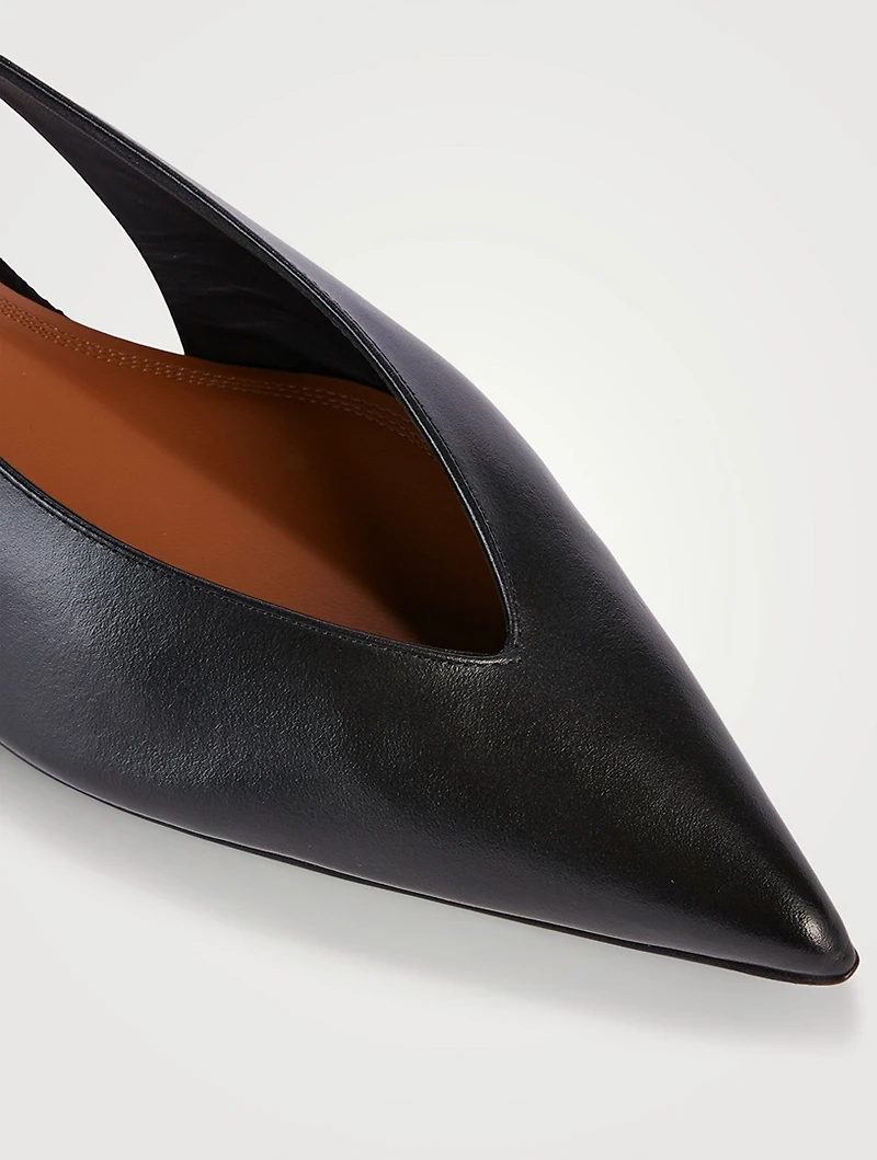 Turus Leather Slingback Flats