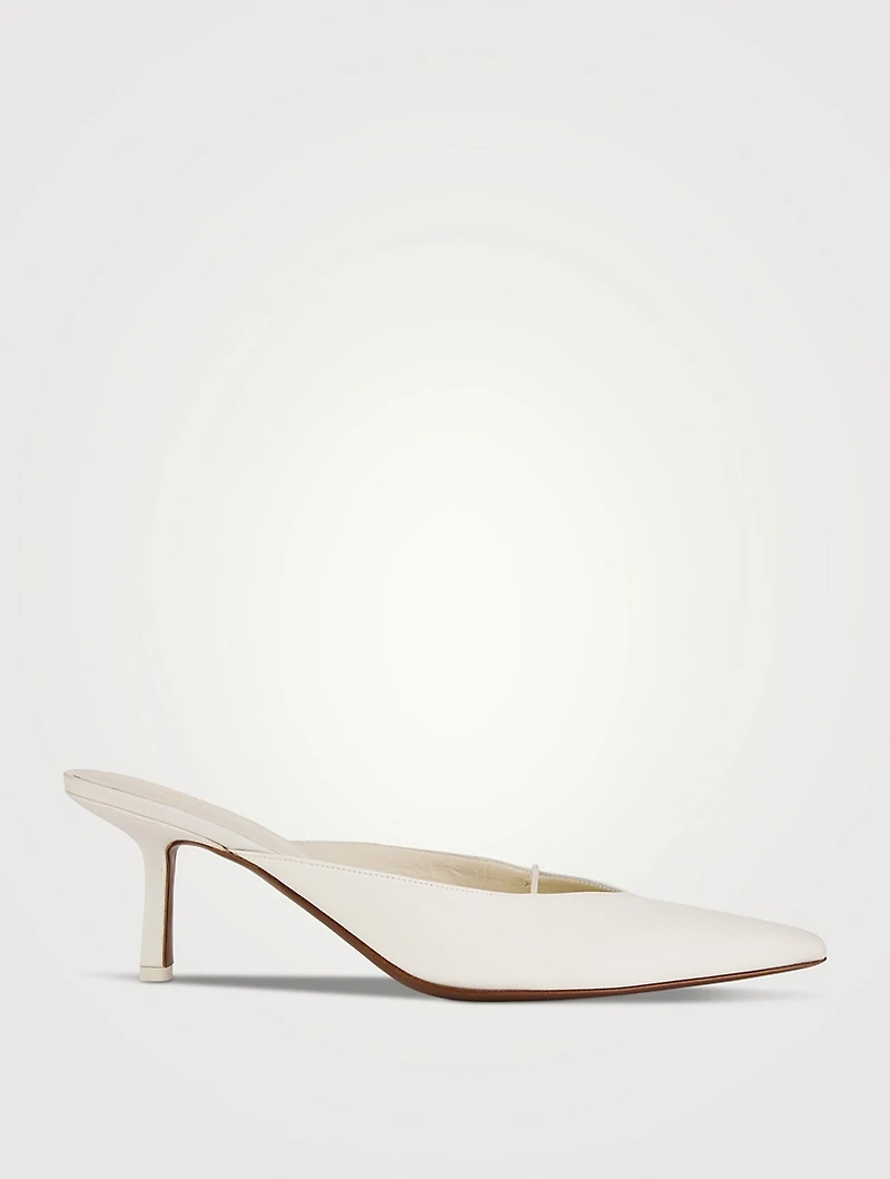 Matar Crepe de Chine Mules