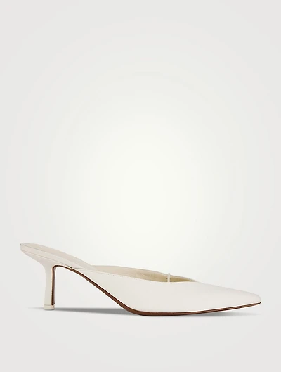 Matar Crepe de Chine Mules