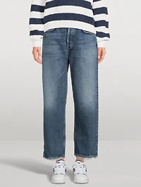 90s Crop Straight Jeans