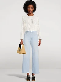 Le Slim Palazzo Wide-Leg Jeans