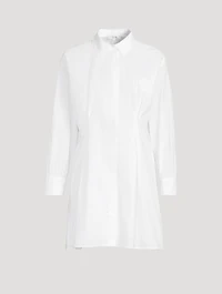 Pleated Shirt Dress