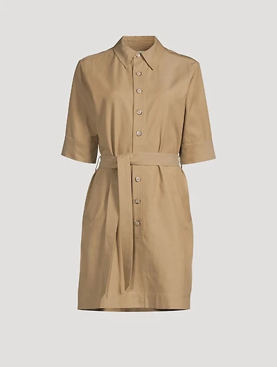 Belted Trench Dress