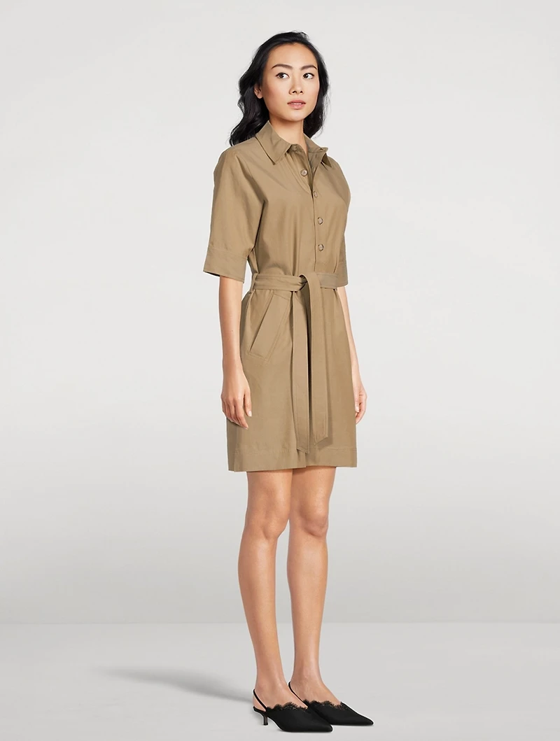 Belted Trench Dress
