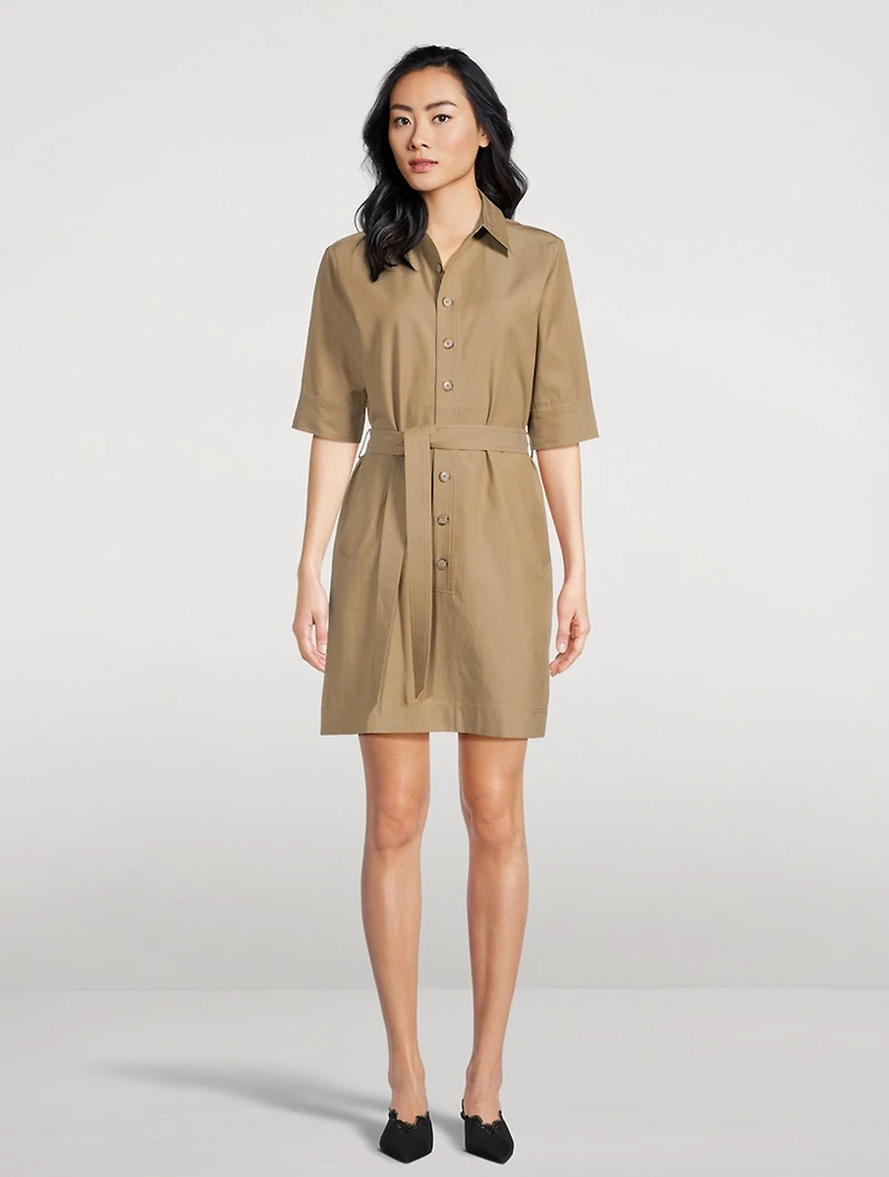 Belted Trench Dress