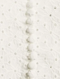 Cotton Eyelet Jacket