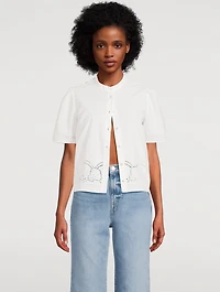 Embroidered Poplin Shirt