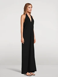 Keyhole Halter Jumpsuit