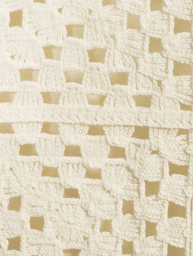 Crochet Mini Dress