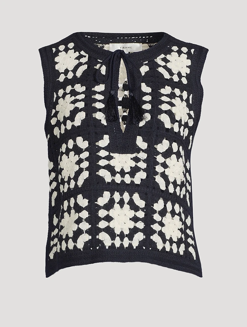 Crochet Sleeveless Top