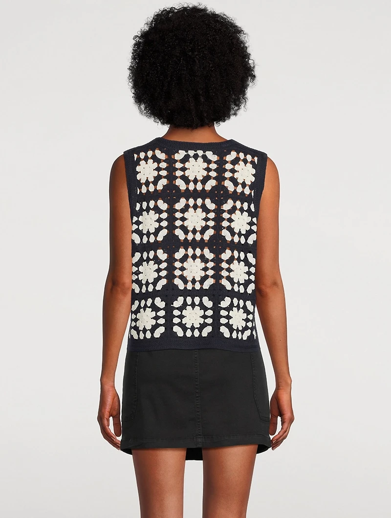 Crochet Sleeveless Top