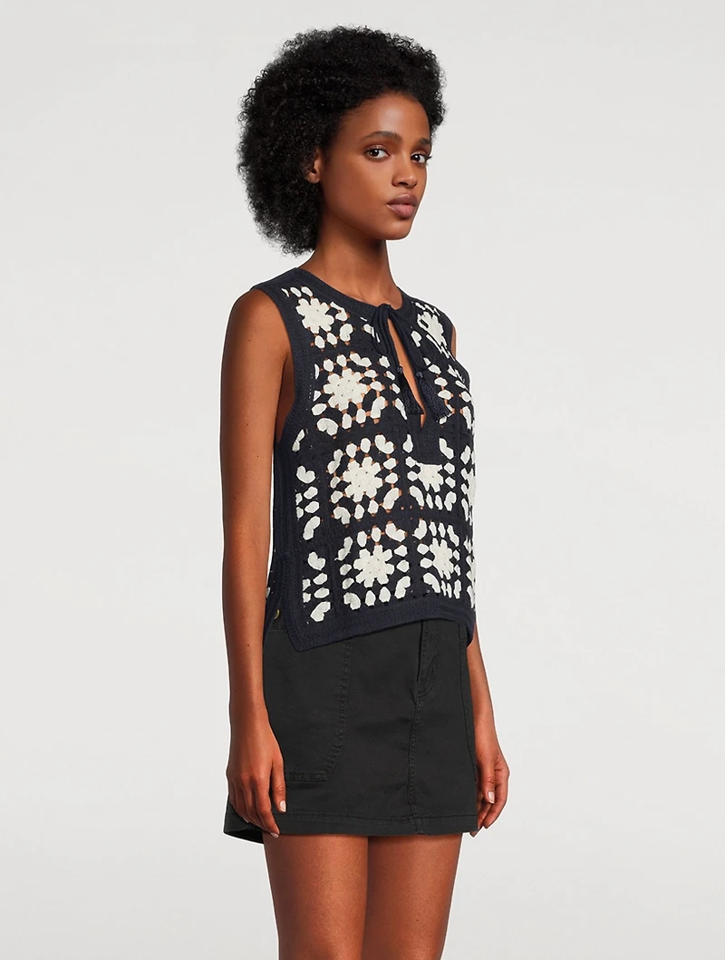 Crochet Sleeveless Top