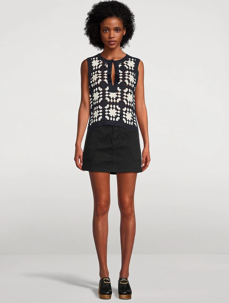 Crochet Sleeveless Top