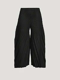 Linen Like Pleats Pants