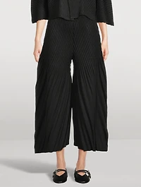 Linen Like Pleats Pants