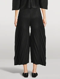 Linen Like Pleats Pants