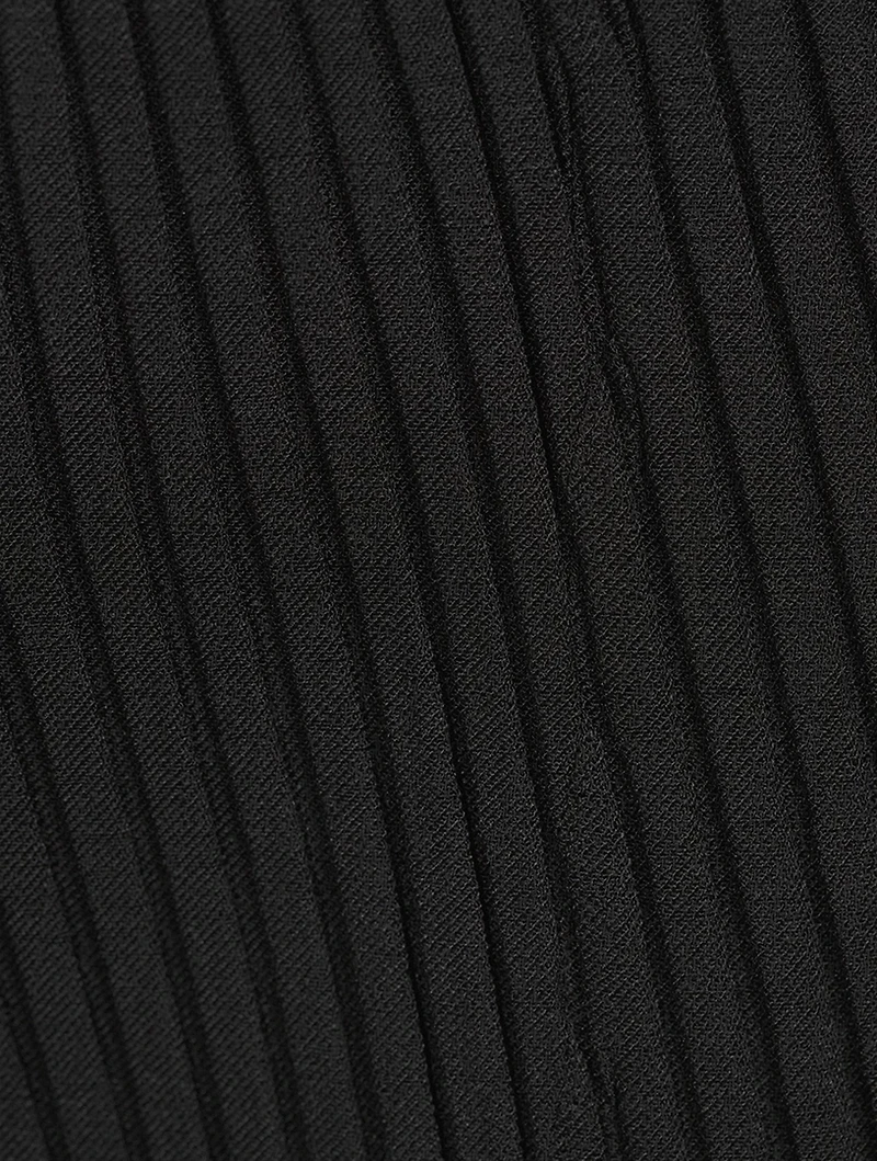 Linen Like Pleats Pants