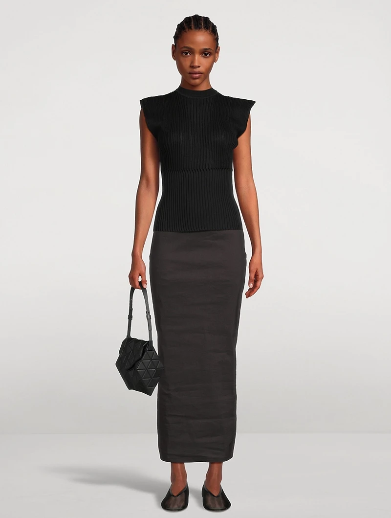 Membrane Maxi Skirt