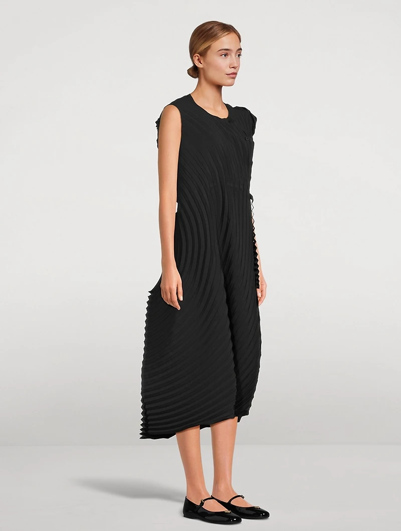 Resonant Pleats Dress