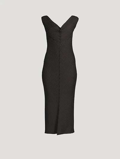 Paper Like Pleats Dress