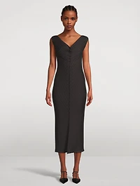 Paper Like Pleats Dress