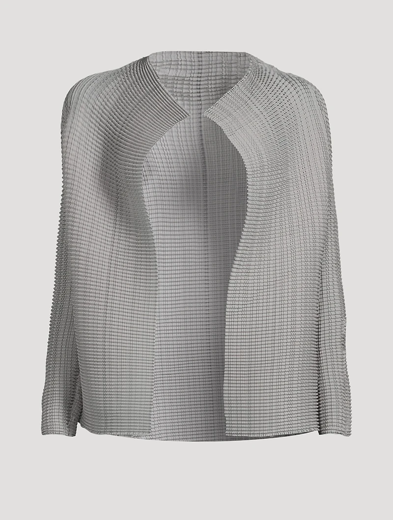 Wooly Pleats Cardigan