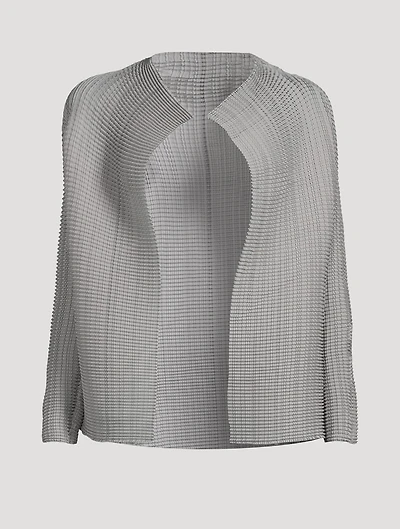 Wooly Pleats Cardigan