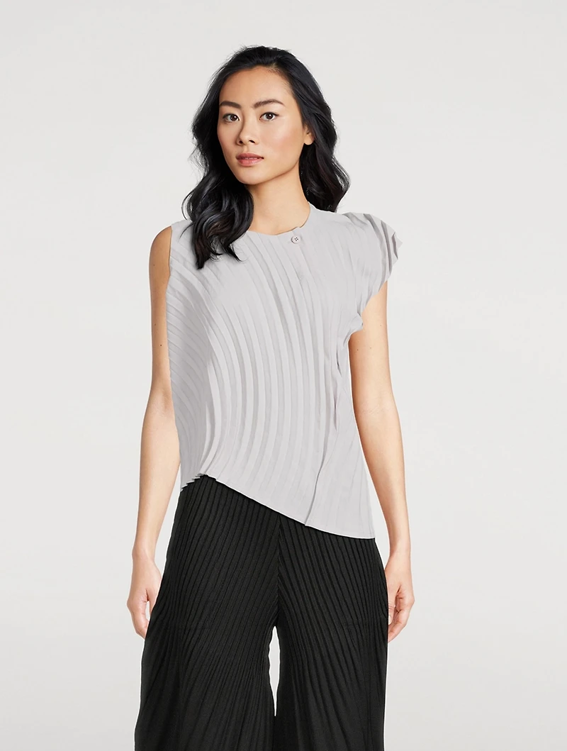 Resonant Pleats Top