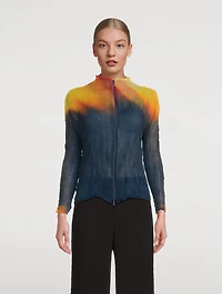 Light Leak Chiffon Twist Jacket