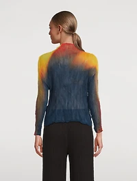 Light Leak Chiffon Twist Jacket