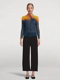 Light Leak Chiffon Twist Jacket