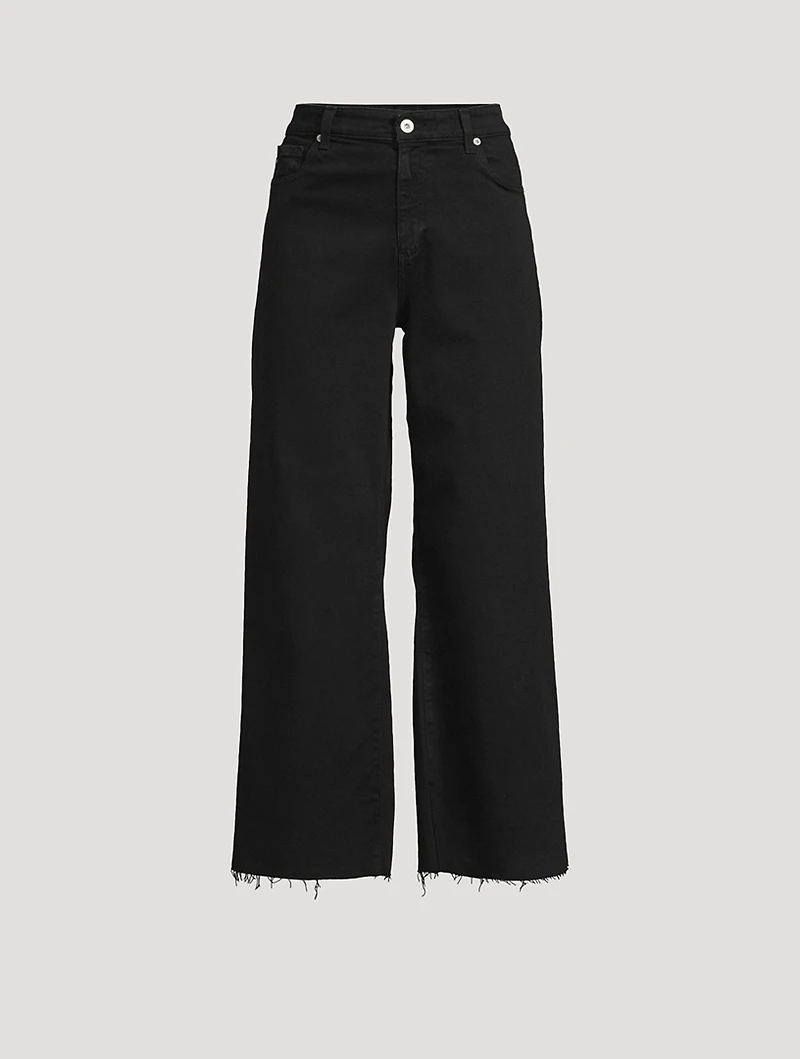 Saige Wide-Leg Crop Jeans