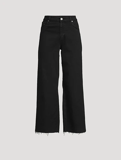 Saige Wide-Leg Crop Jeans