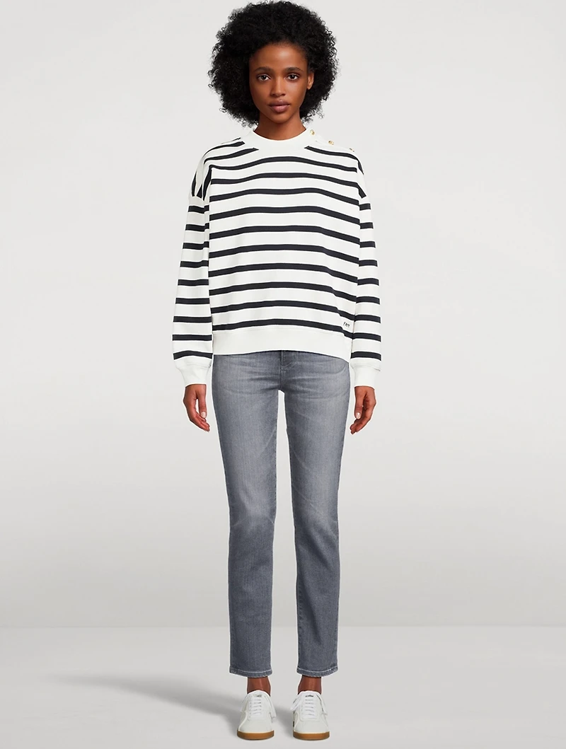 Mari High-Rise Slim Straight Jeans