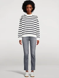 Mari High-Rise Slim Straight Jeans