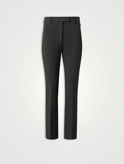 Francy Wool-Blend Bootcut Trousers
