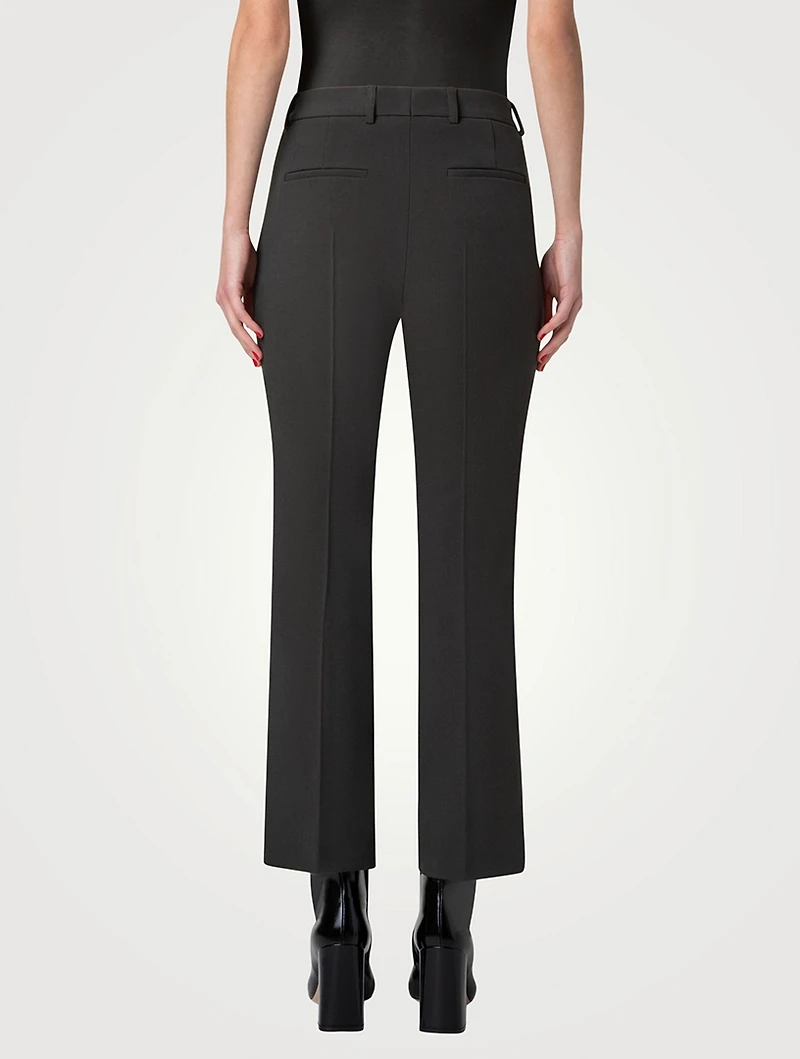Francy Wool-Blend Bootcut Trousers