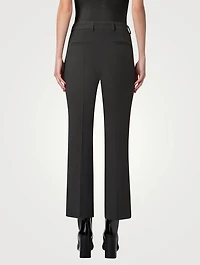 Francy Wool-Blend Bootcut Trousers