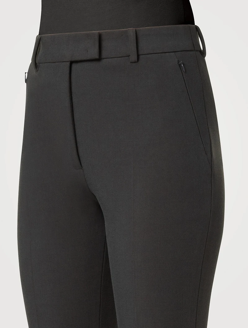 Francy Wool-Blend Bootcut Trousers