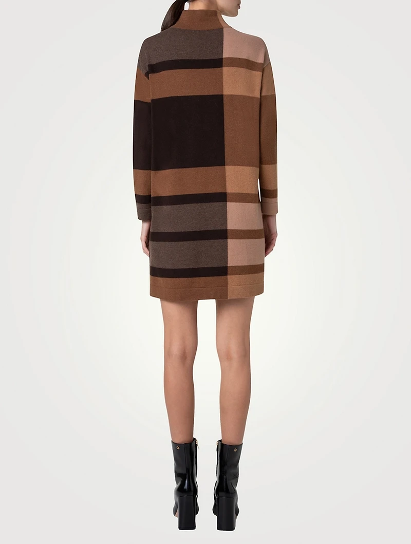 Cashmere And Wool Long-Sleeve Dress