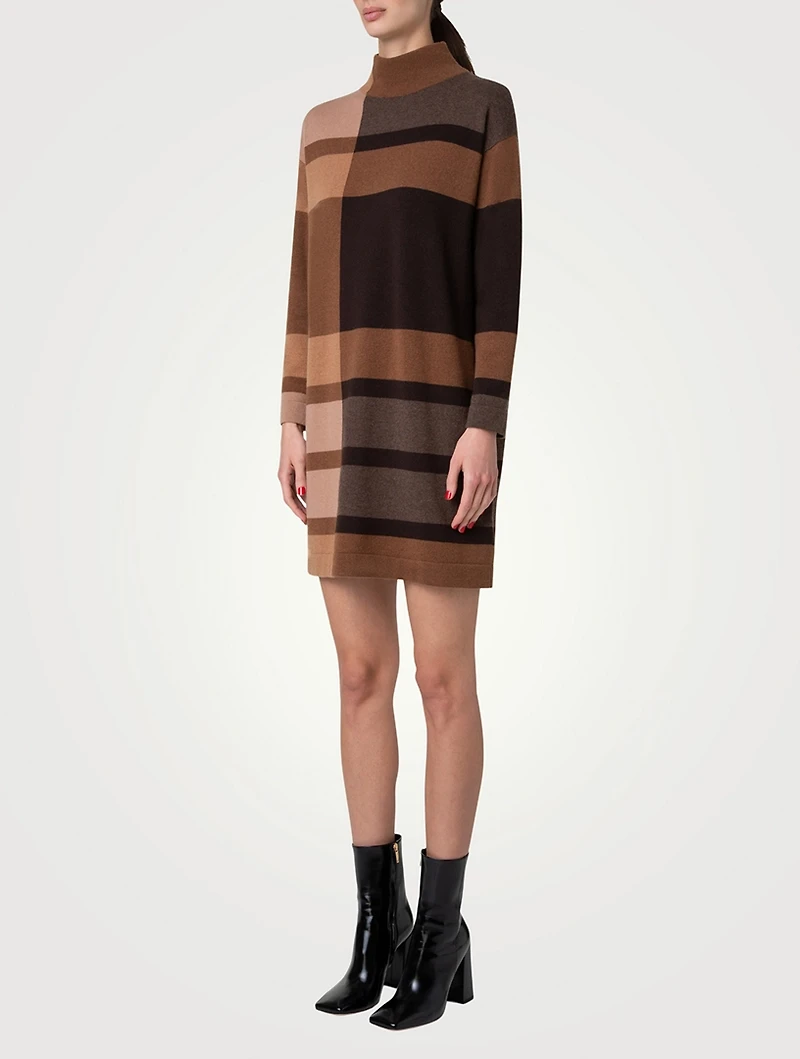 Cashmere And Wool Long-Sleeve Dress