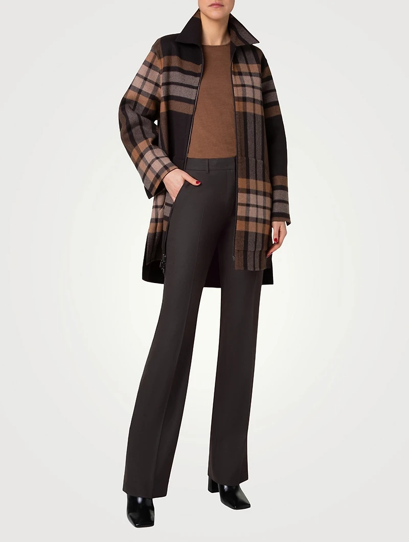 Fabiola Wool Cashmere Double-Face Reversible Coat