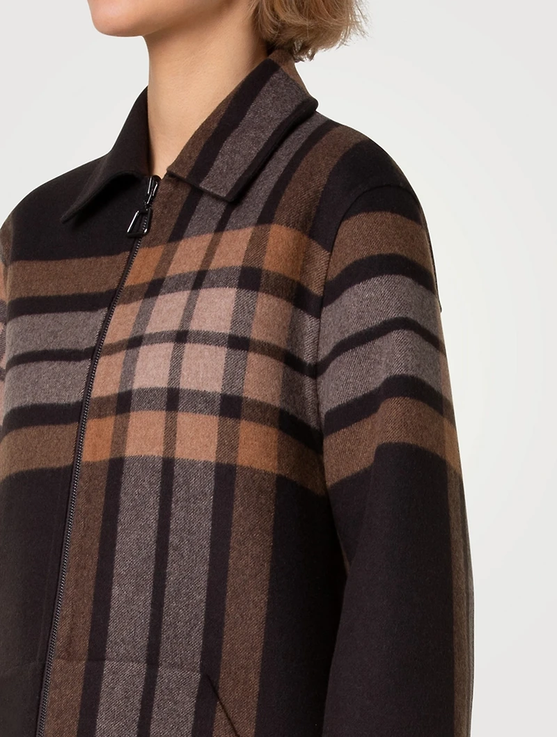 Fabiola Wool Cashmere Double-Face Reversible Coat