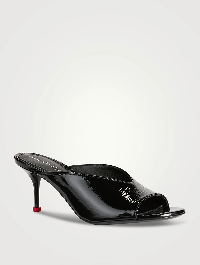 Patent Leather Mules