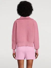 Bold Fox Head Half-Zip Sweater