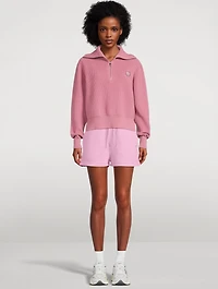 Bold Fox Head Half-Zip Sweater
