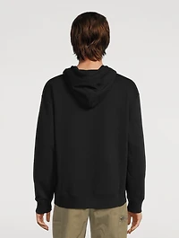Cotton-Blend Logo Hoodie